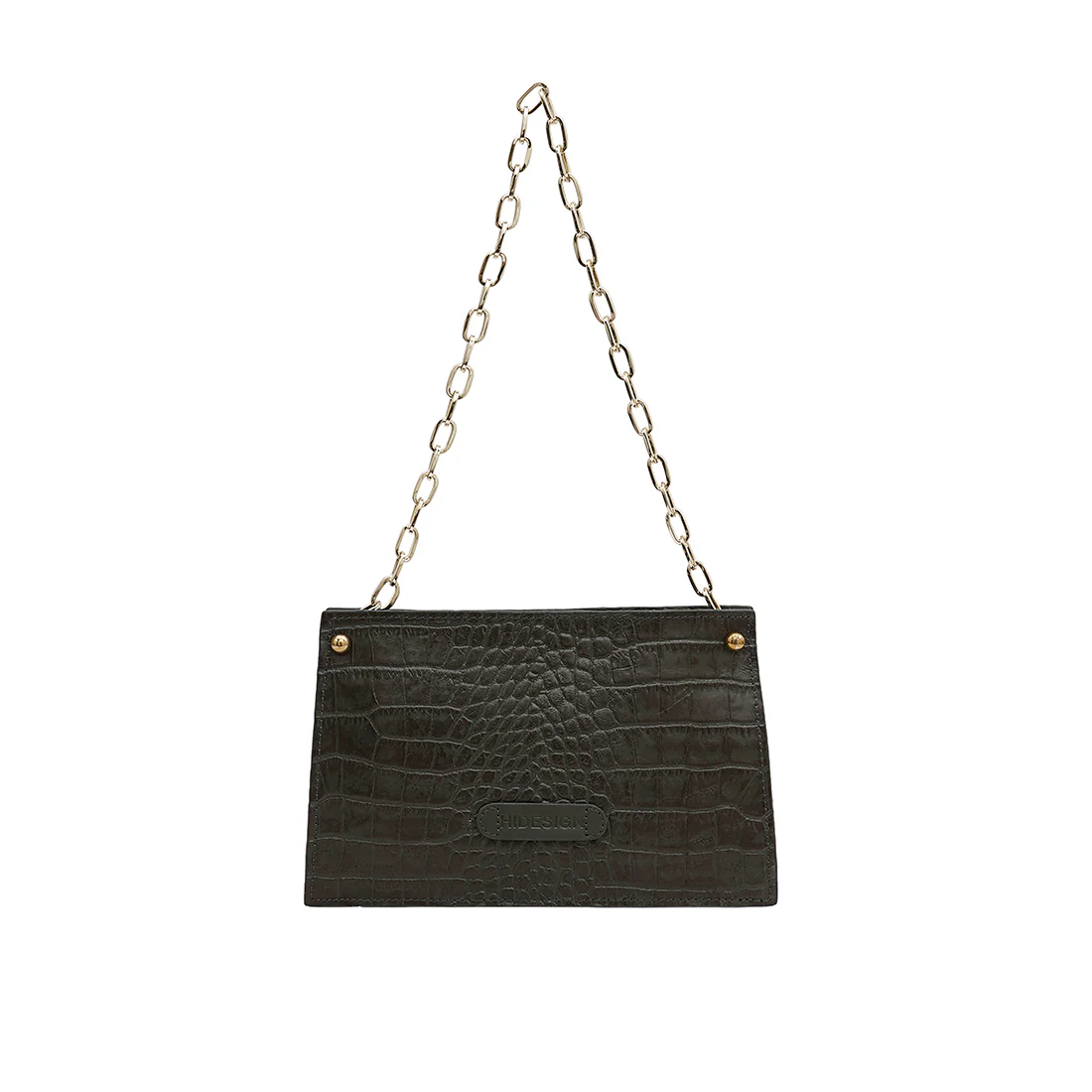 Jitterbug 03 Green Leather Shoulder Bag