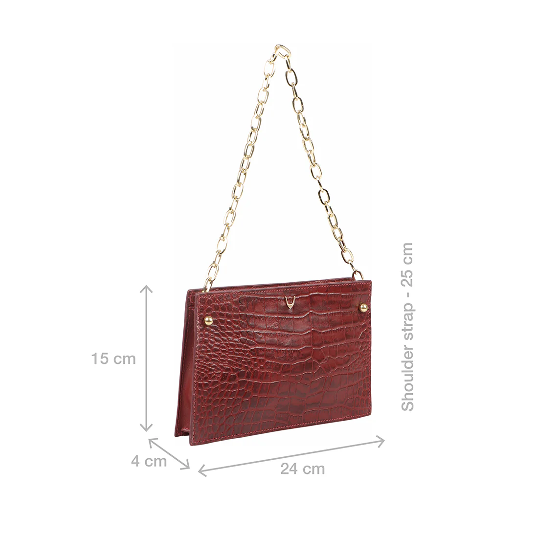 Jitterbug 03 Marsala Leather Shoulder Bag - Image 3