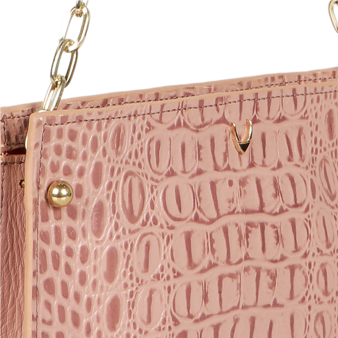Jitterbug 03 Pink Leather Shoulder Bag - Image 4