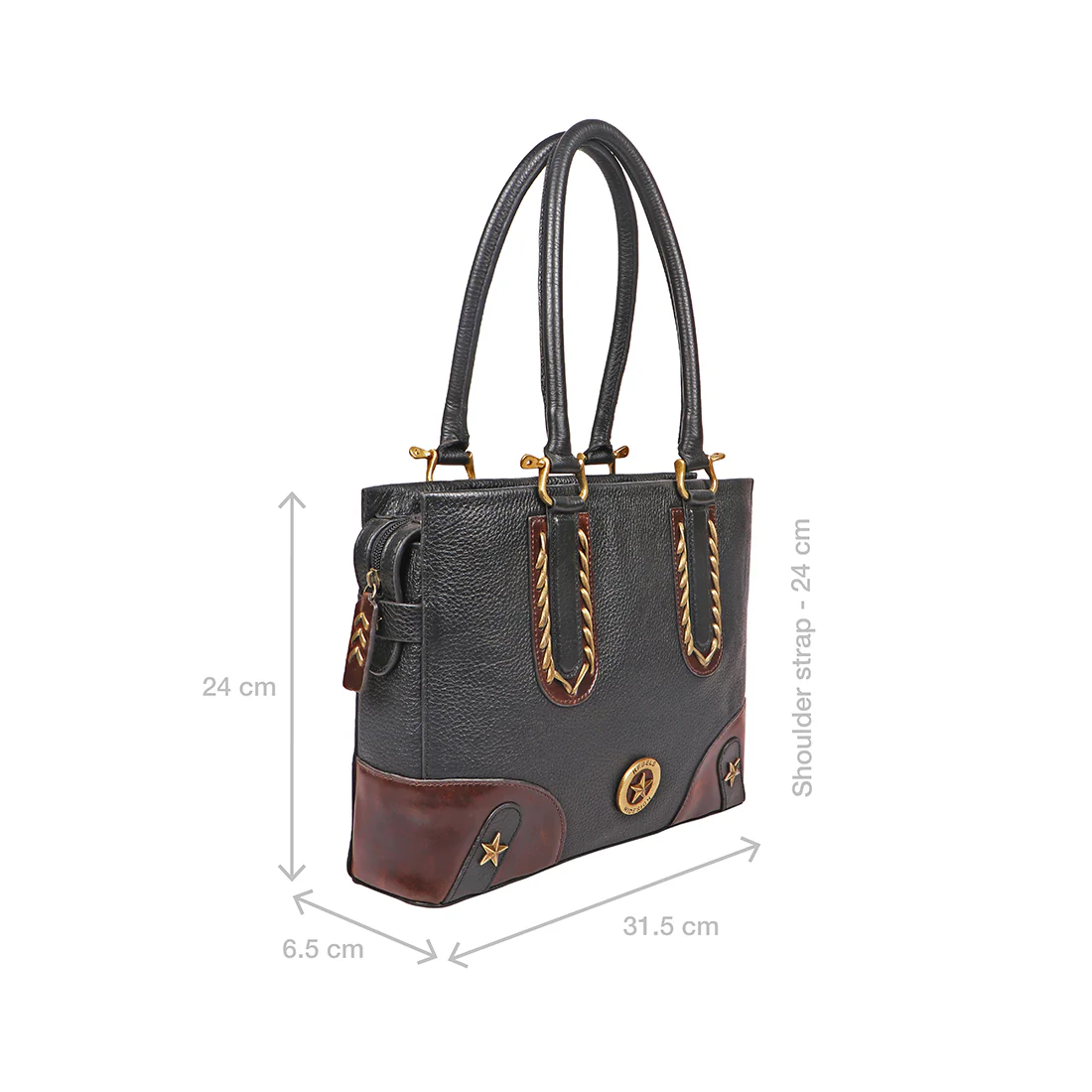 Joanarc 03 Black Leather Shoulder Bag - Image 3