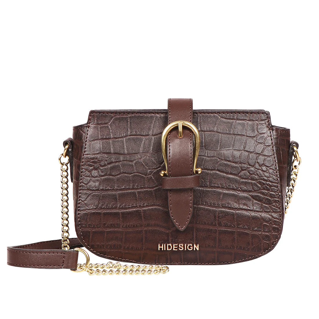 Joni 01 Brown Leather Sling Bag - Image 2