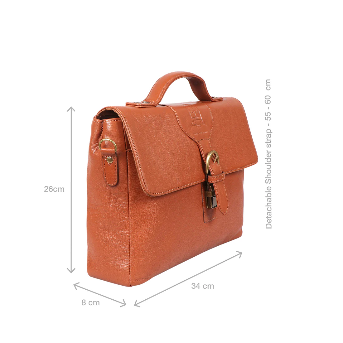 Juniper 01 E.I Tan Leather  Briefcase - Image 3