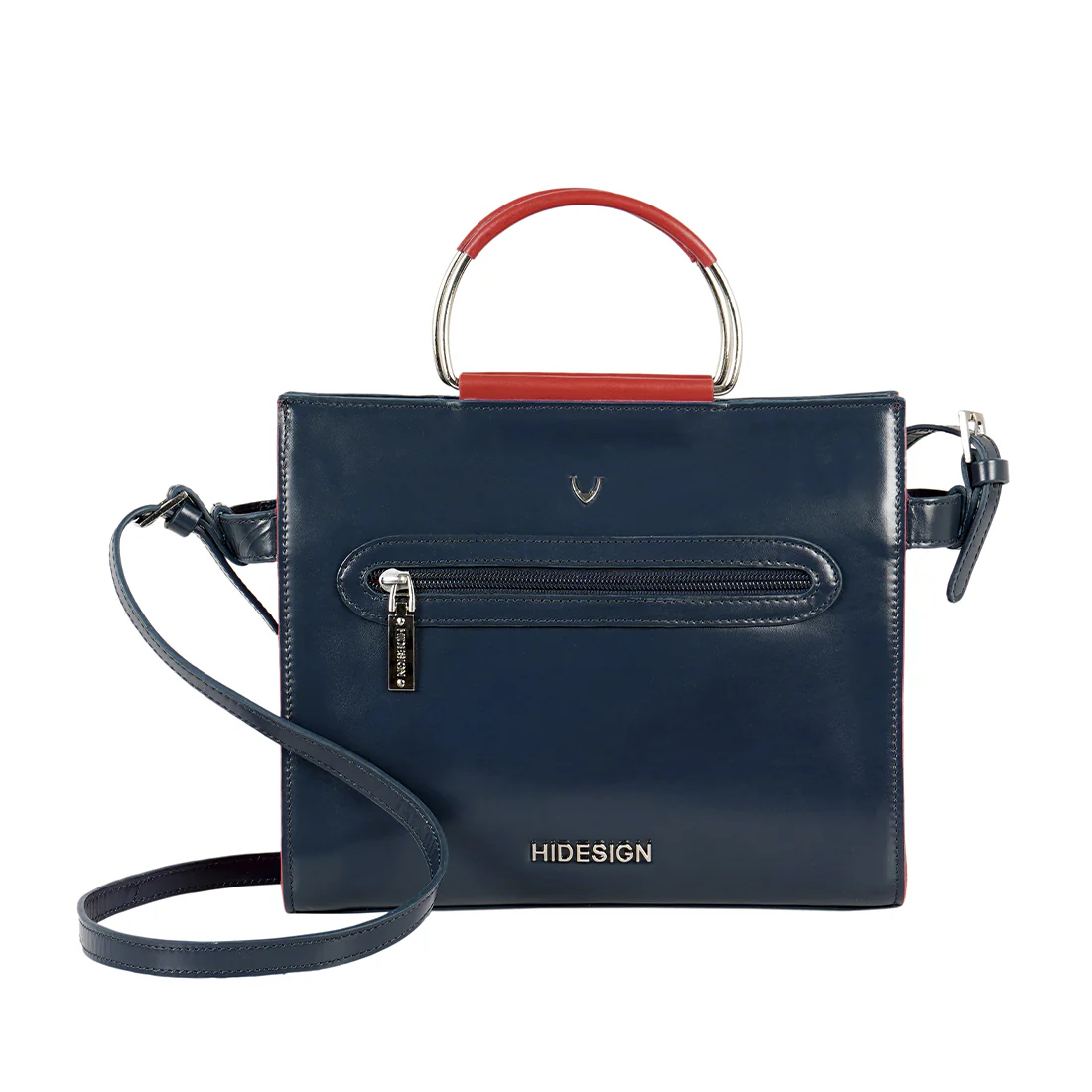 Kabuki 01 Blue Leather Crossbody