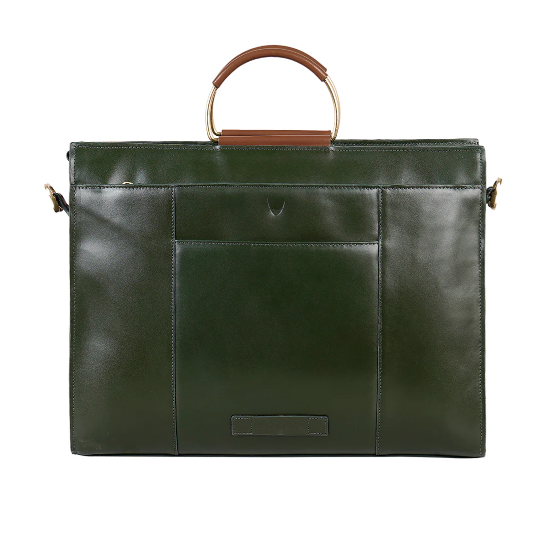 Kabuki 02 Green Leather Briefcase - Image 4