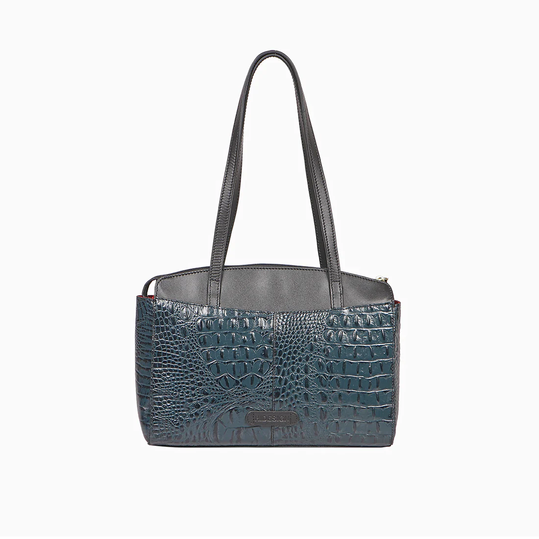 Kasai 03 Sb Blue Leather Tote Bag - Image 4