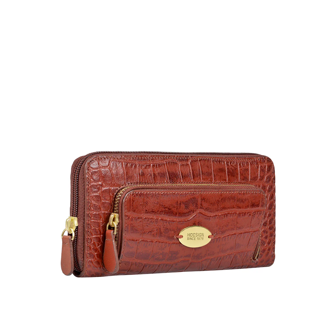 Katniss W1 Sb Marsala Leather Zip Around Wallet - Image 3