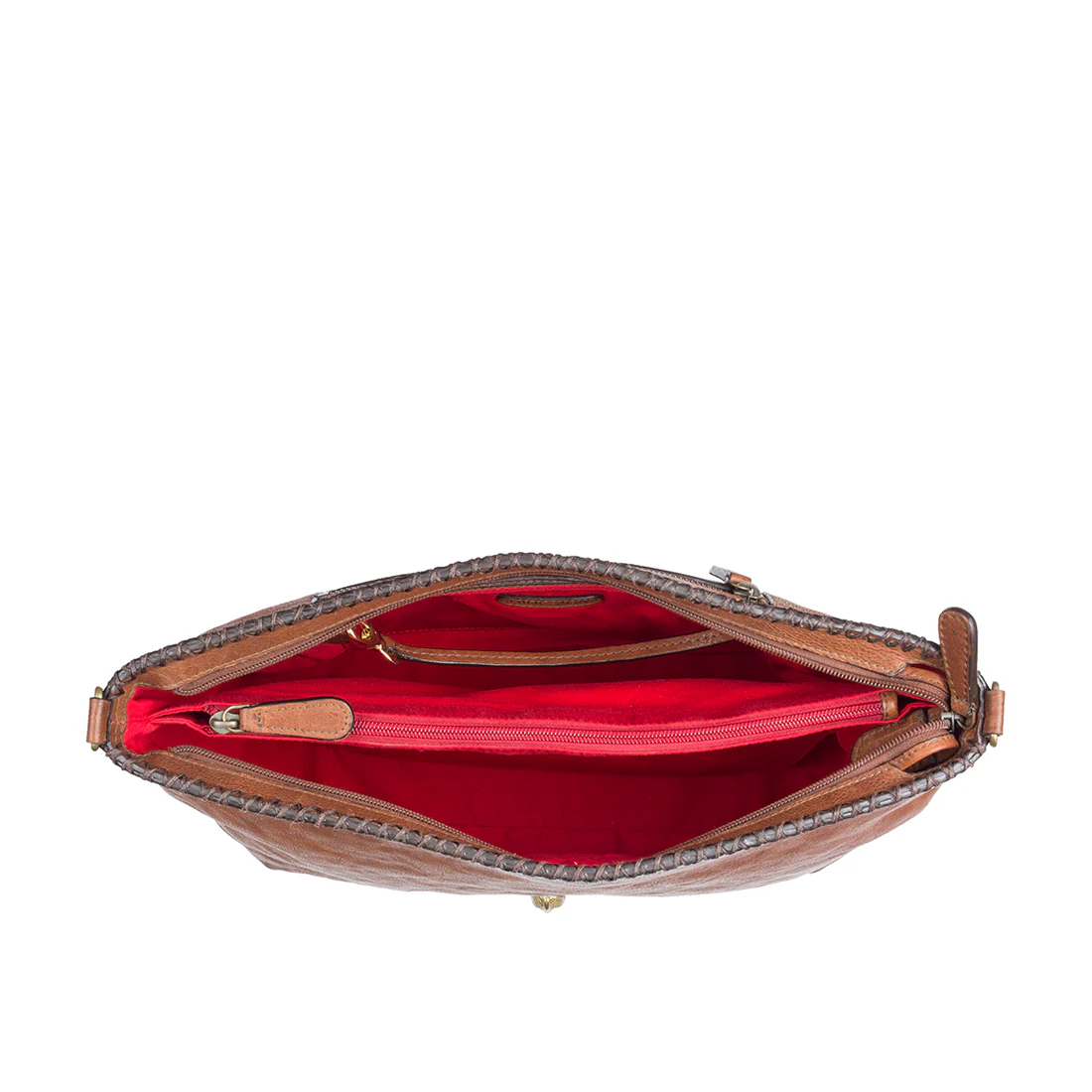 Kiboko 02 Tan Leather Shoulder Bag - Image 5