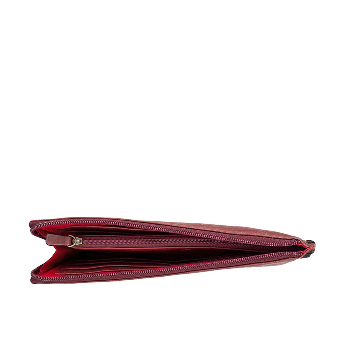 Kiboko W1 Marsala Leather Zip Around Wallet - Image 4