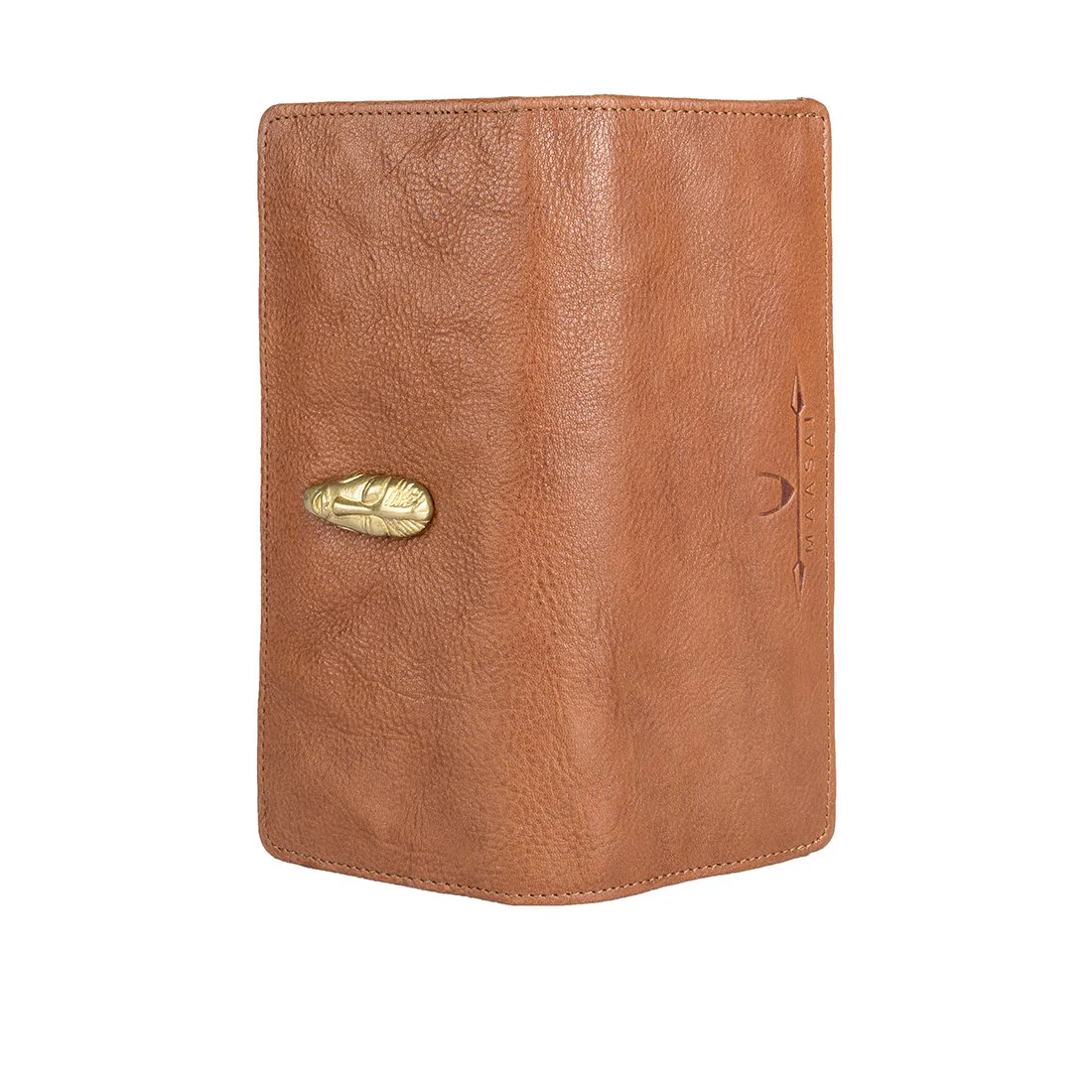 Kiboko W2  Tan Leather Bi-Fold Wallet - Image 6