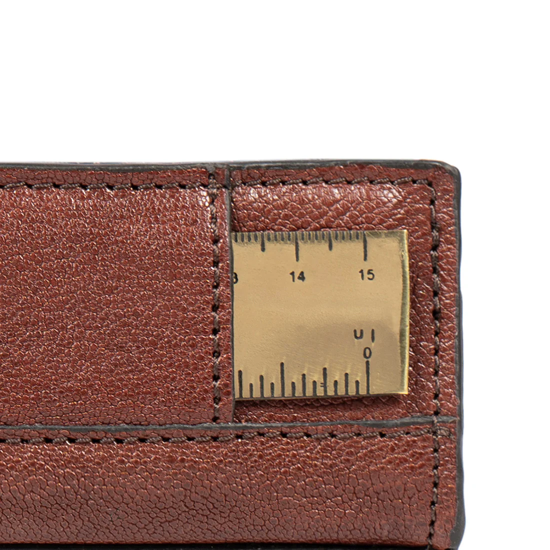 Kili Brown Leather Pencil Pouch - Image 7