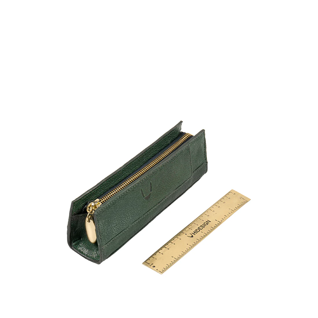 Kili Green Leather Pencil Pouch - Image 6