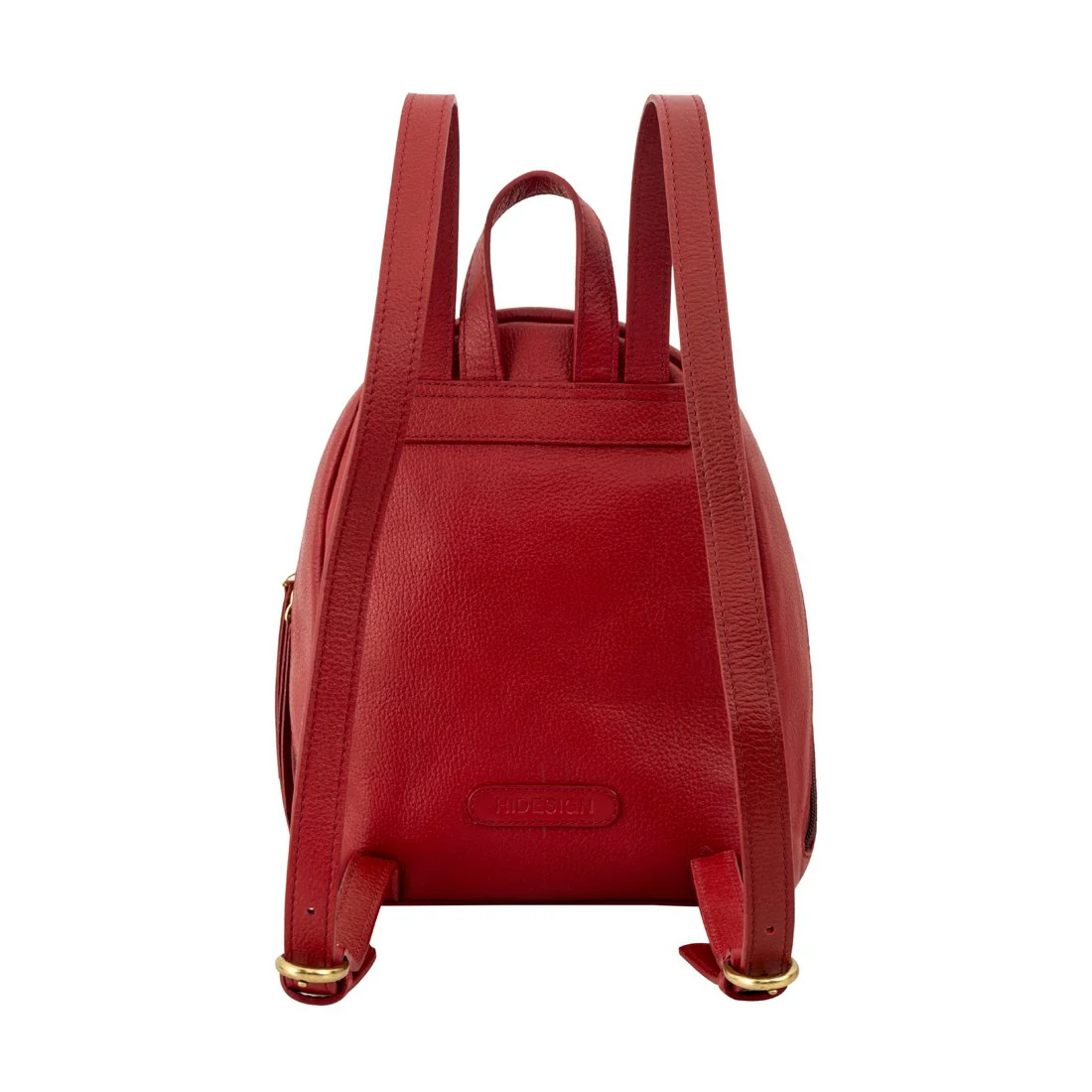 Kiwi Red Leather Backpack - Image 3