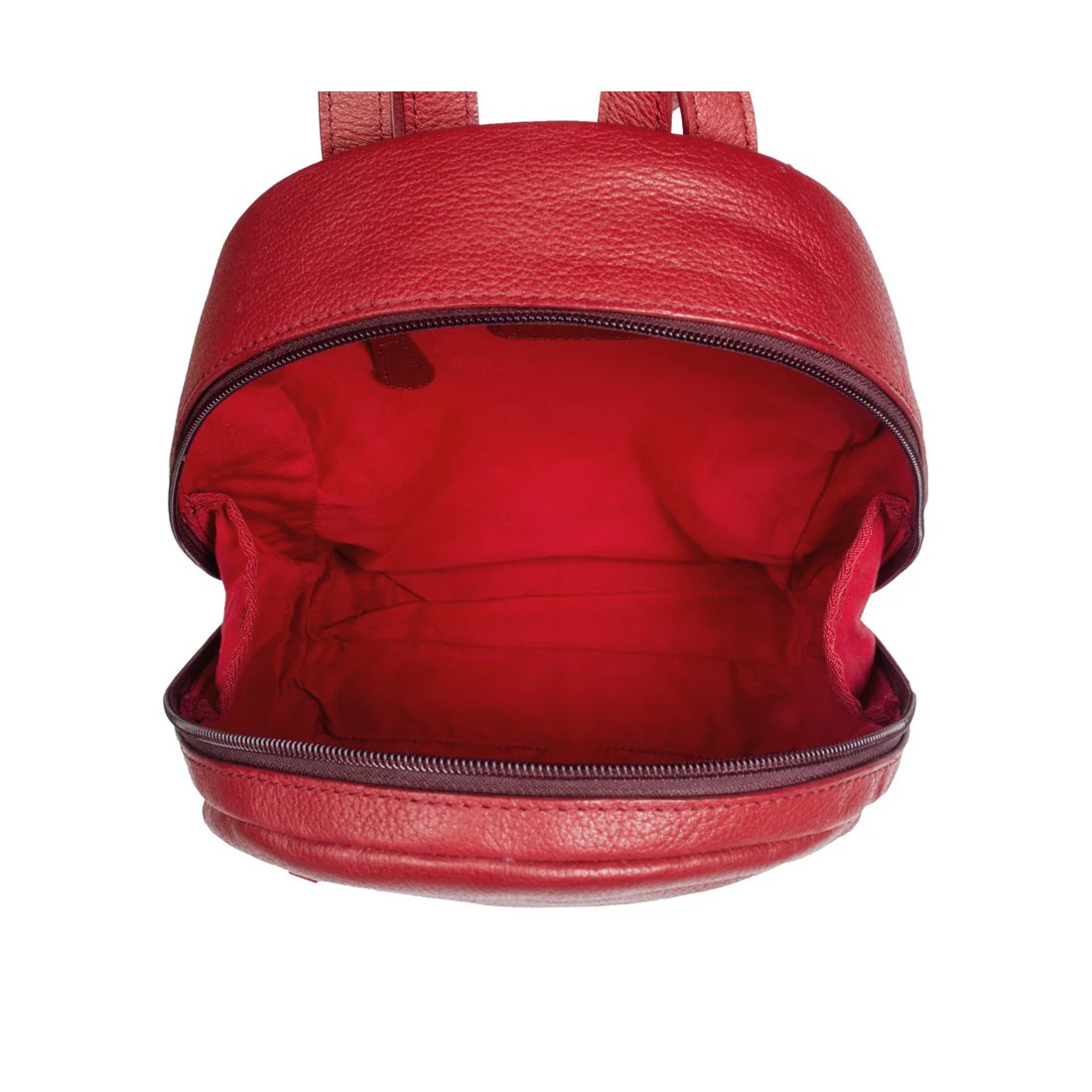 Kiwi Red Leather Backpack - Image 4