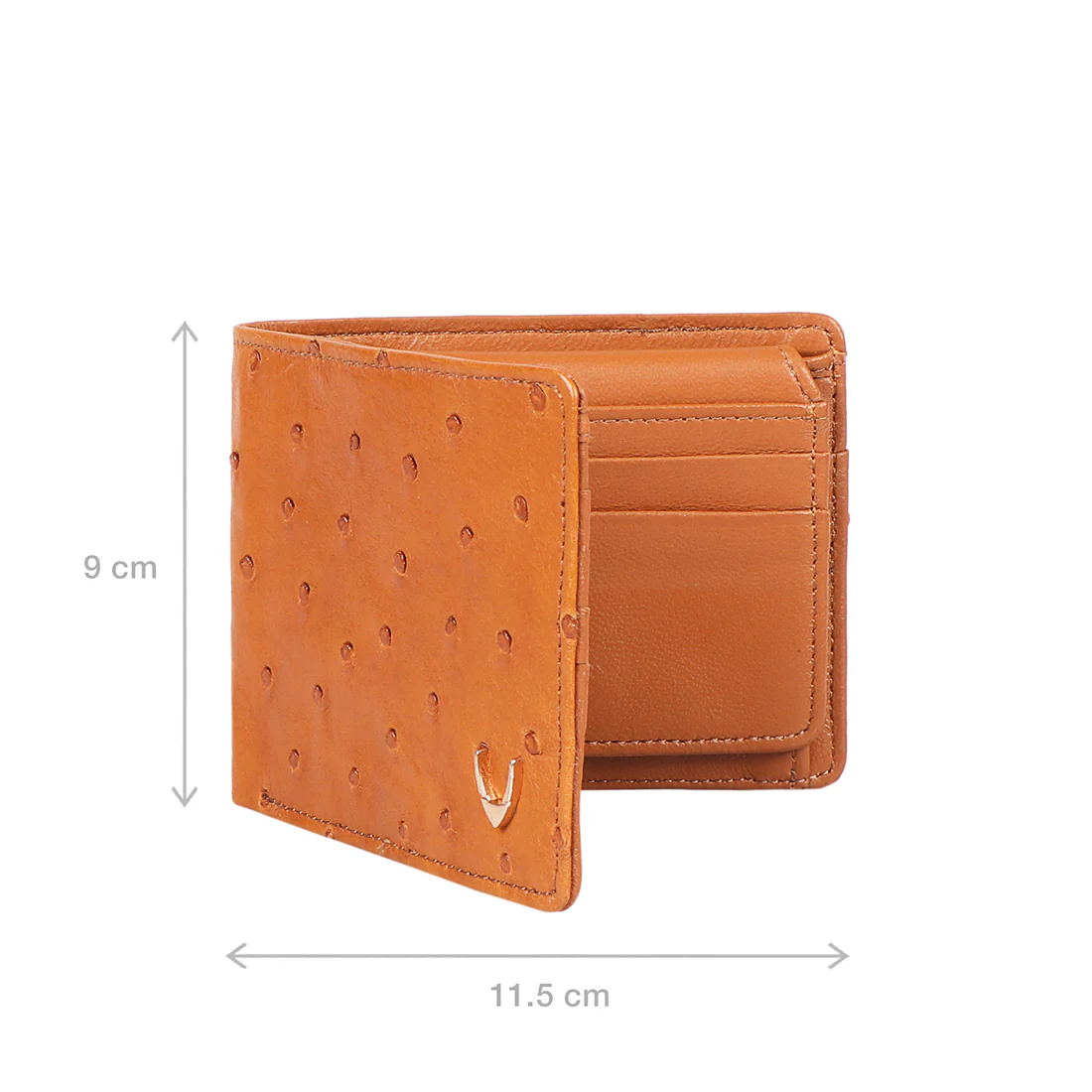 Kubera W1 Tan Leather Bi-Fold Wallet - Image 4