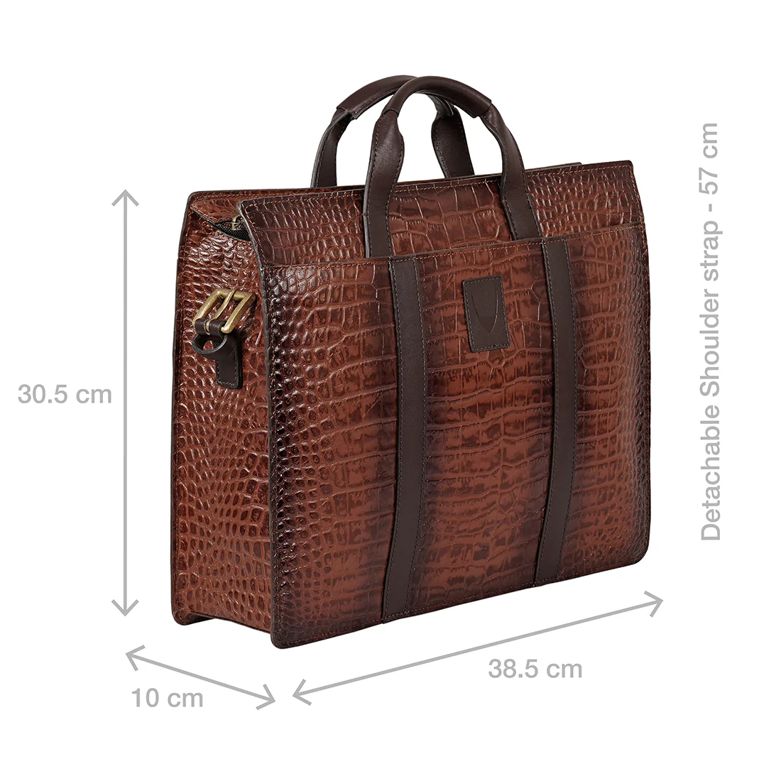 Kurosawa 02 Tan Leather Briefcase - Image 3