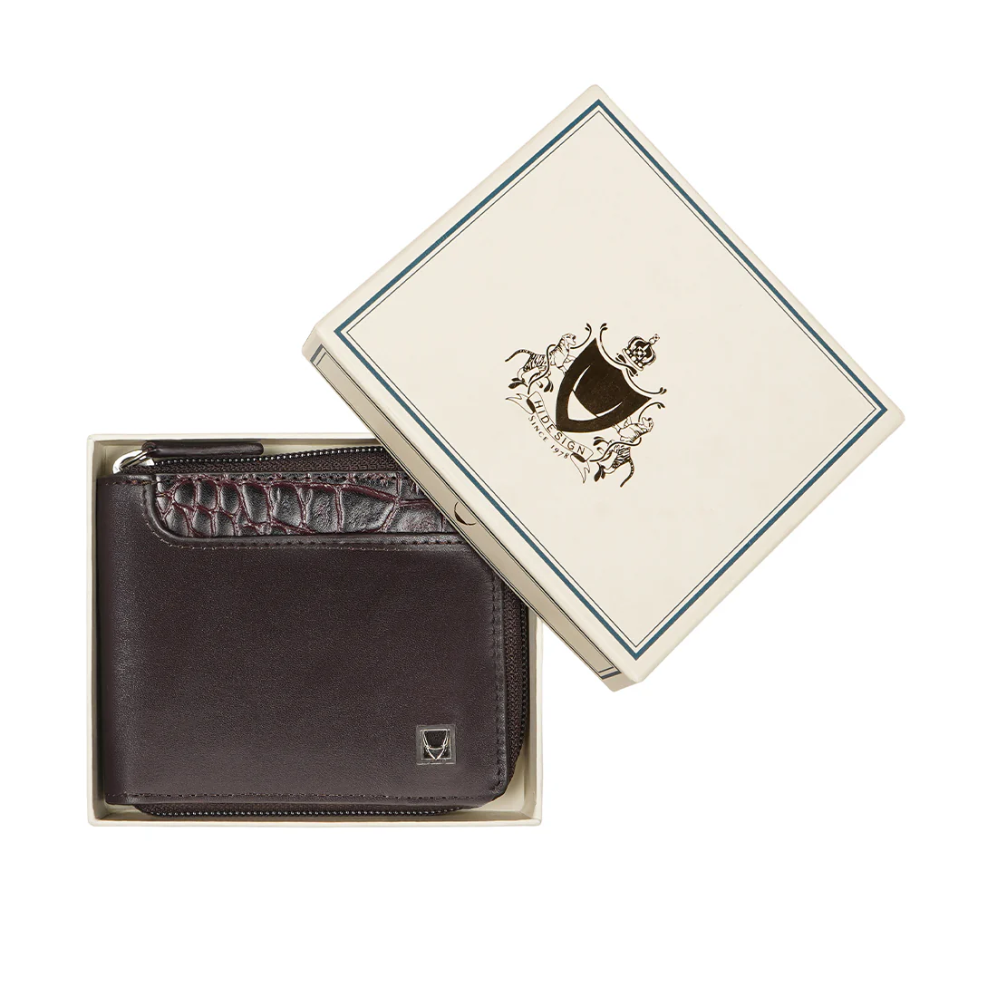 Kurosawa W1 Violet Leather Bi-Fold Wallet - Image 8