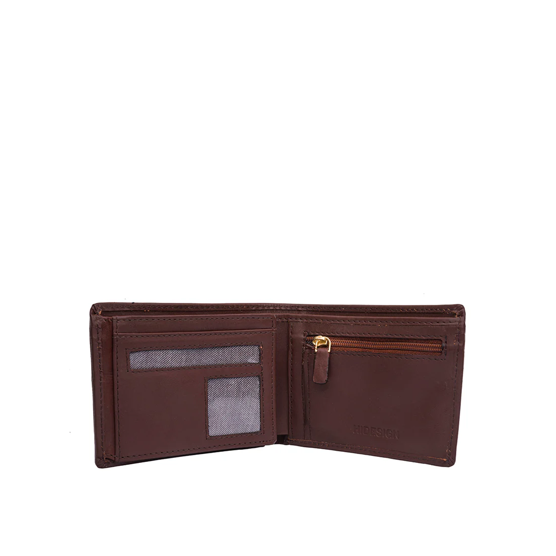 L104 N Tan Leather Bi-Fold Wallet - Image 3