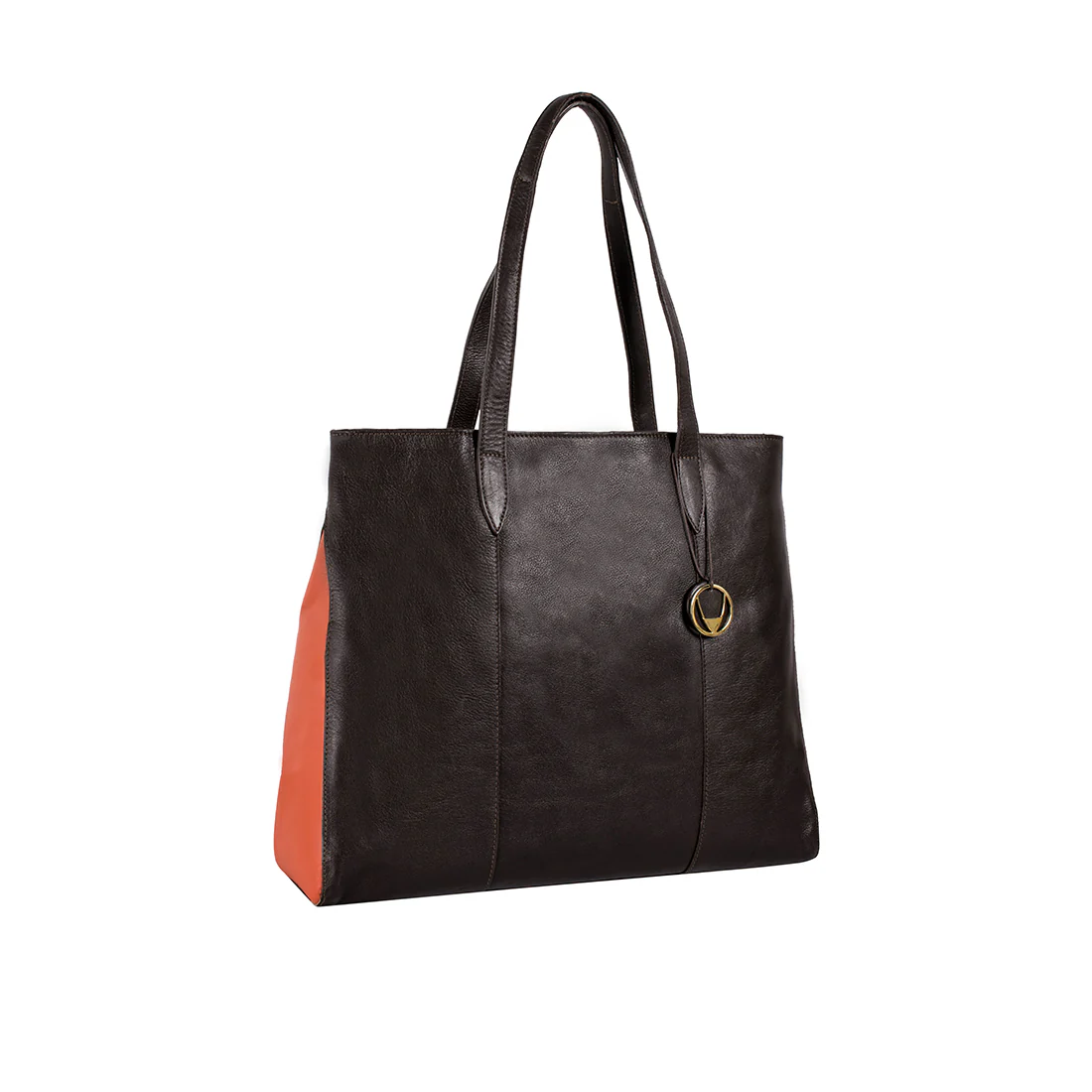 La Marais 01 Brown Leather Tote Bag - Image 2