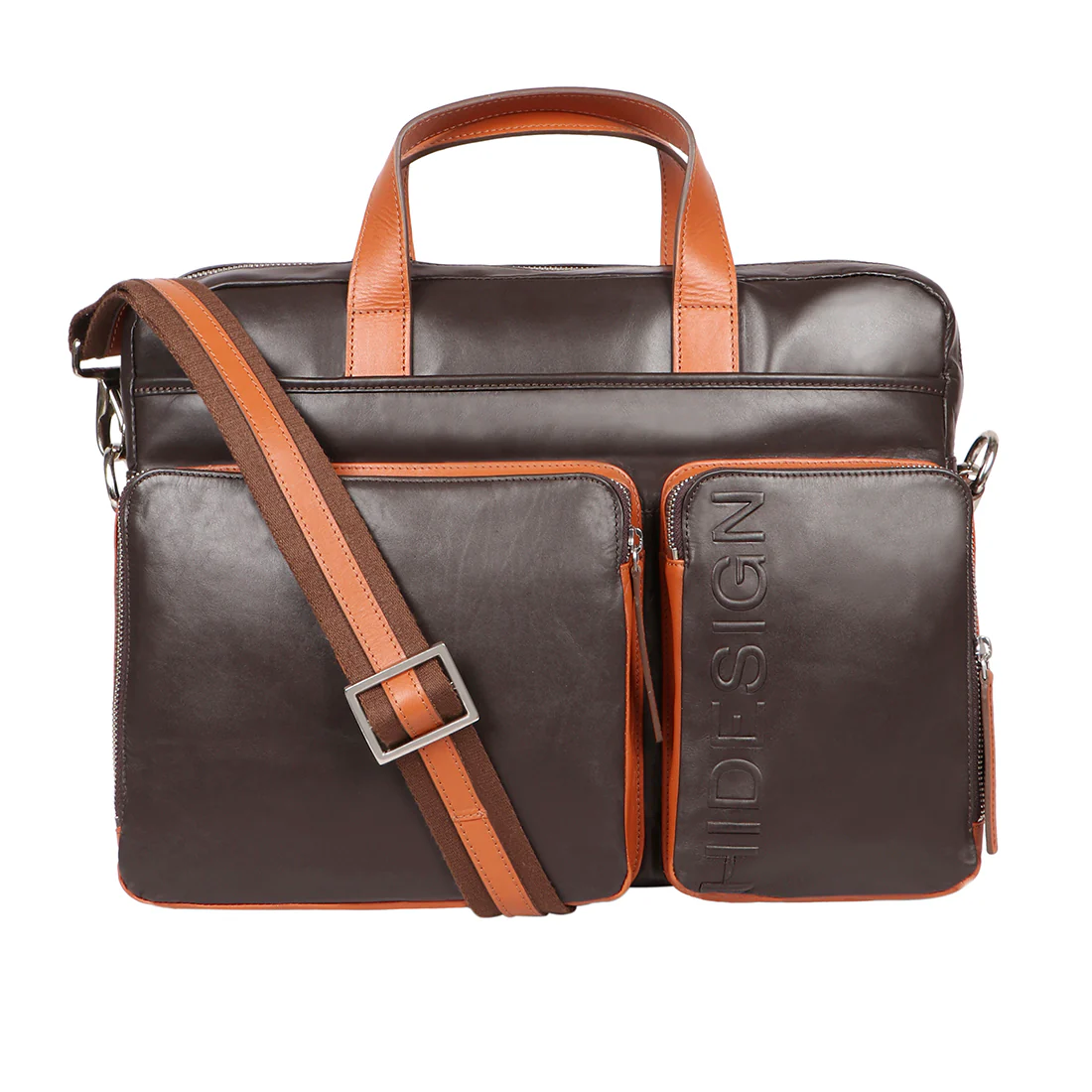 Le Mans 02 Brown Leather  Messenger Bag - Image 2