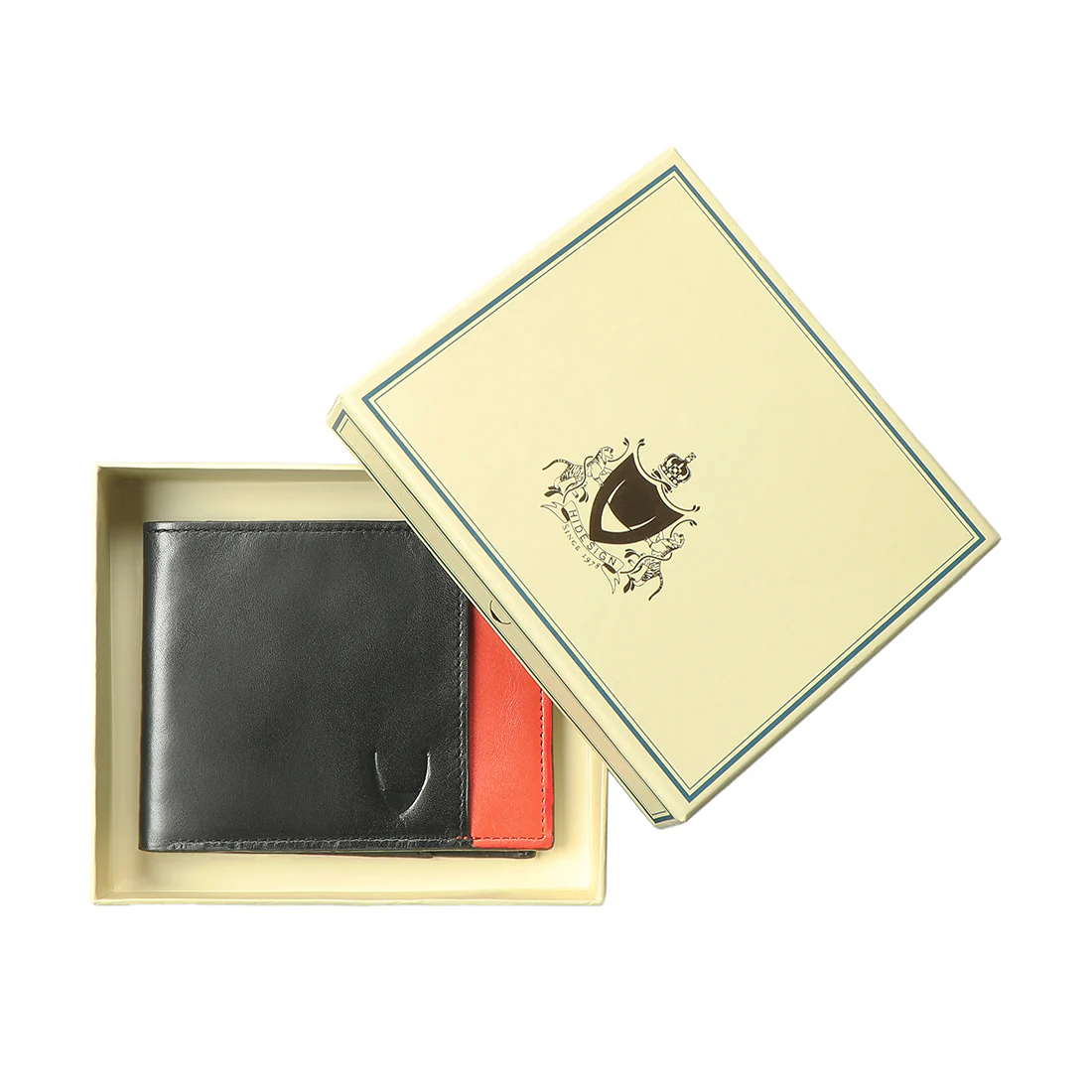 Le Mans W3 Black Leather Bi-Fold Wallet - Image 8