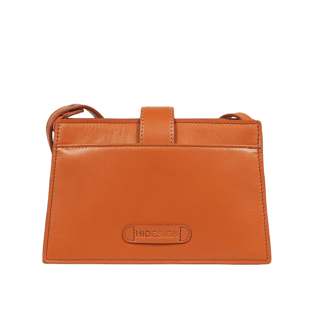 Letica 03 Orange Leather Crossbody - Image 3