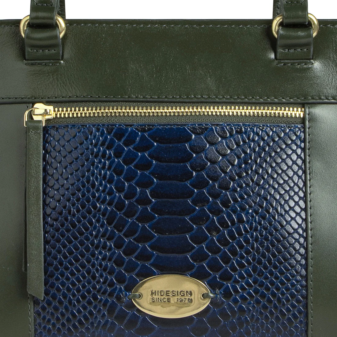 Libra 01 Sb Blue Leather Shoulder Bag - Image 6