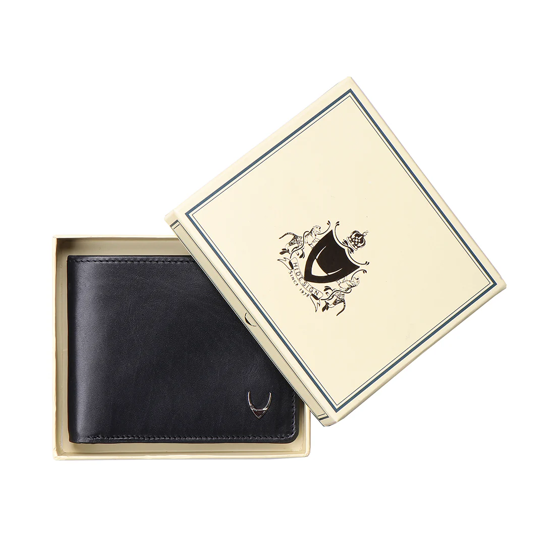 Libya Sb Black Leather Bi-Fold Wallet - Image 7