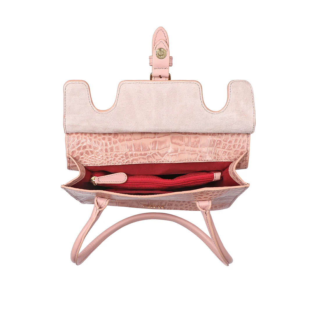 Lima 06 Pink Leather Shoulder Bag - Image 5