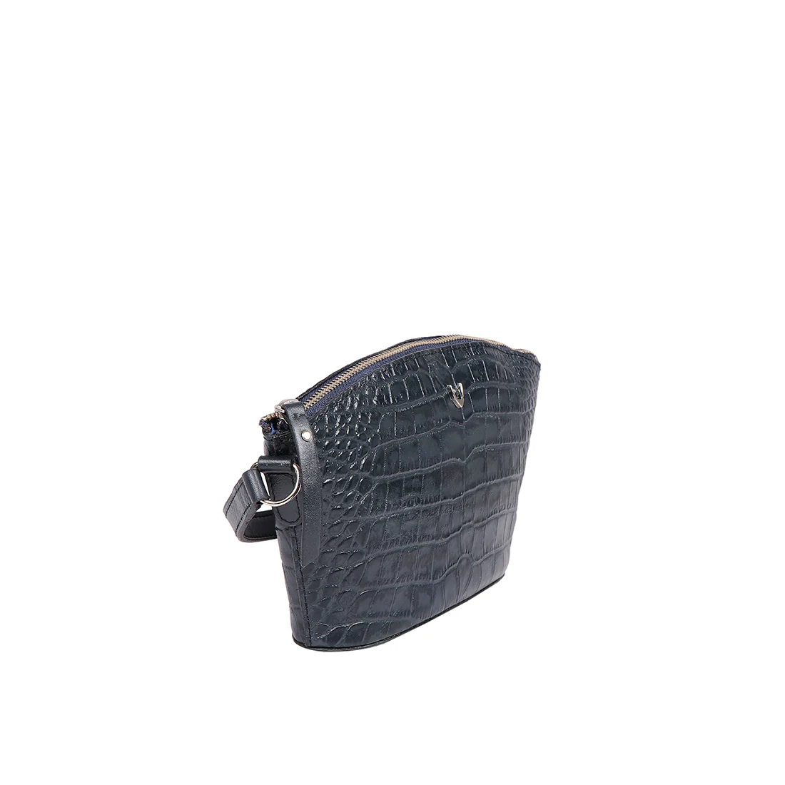Lima 07 Blue Leather Sling Bag - Image 3