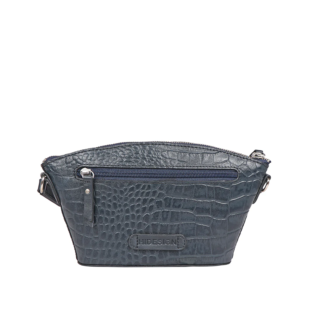 Lima 07 Blue Leather Sling Bag - Image 4