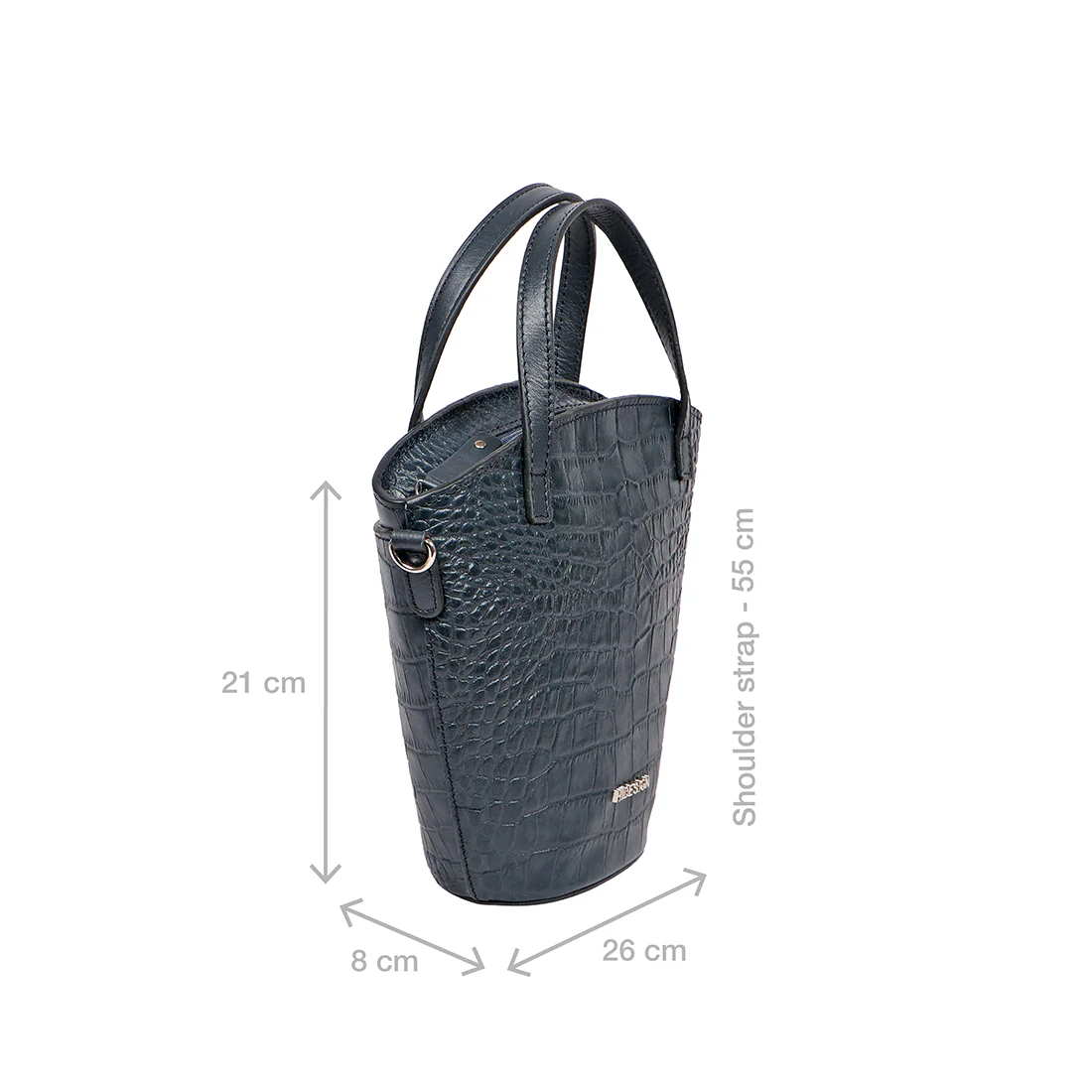Lima 09 Blue Leather Crossbody - Image 3