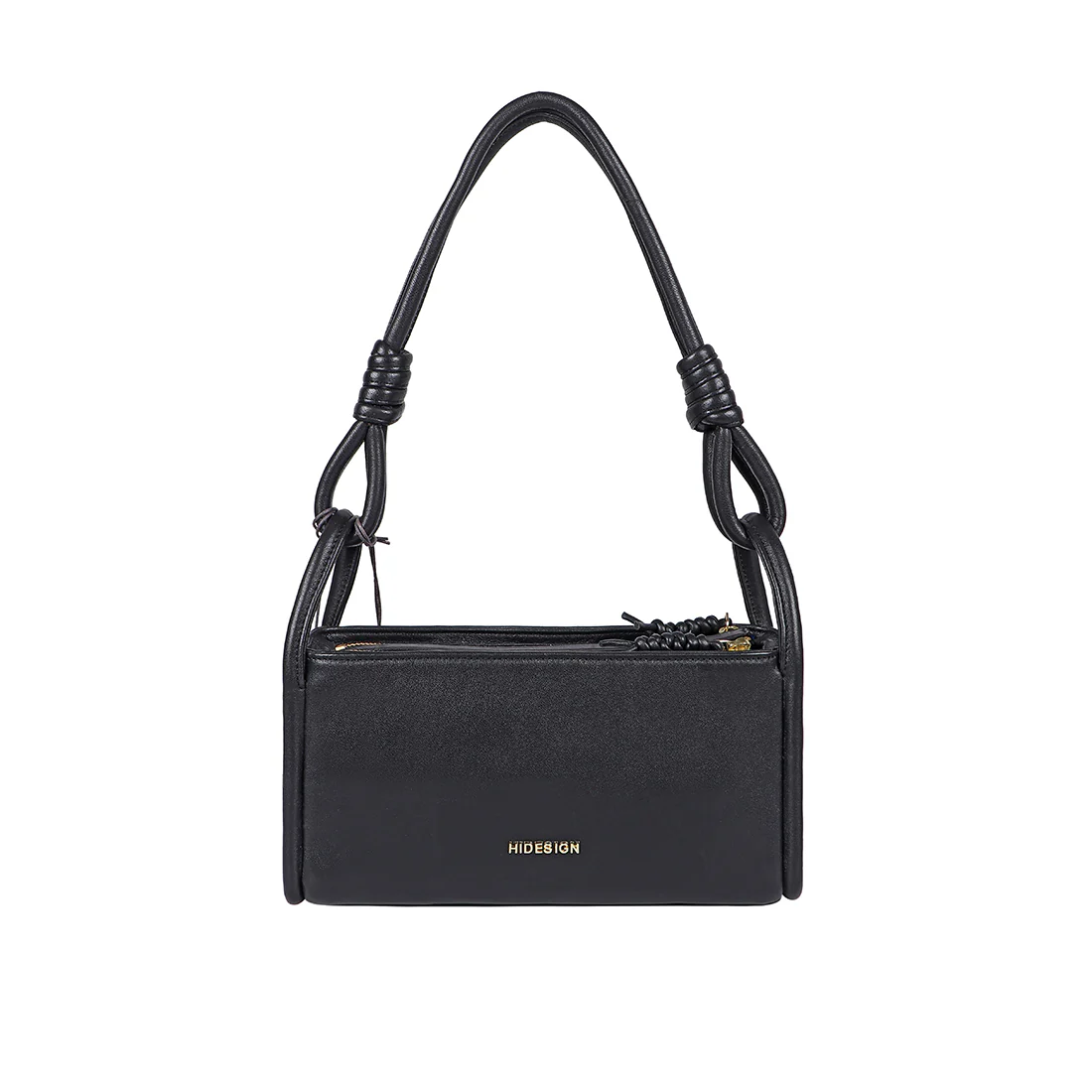 Lola 03 Black Leather Shoulder Bag - Image 6