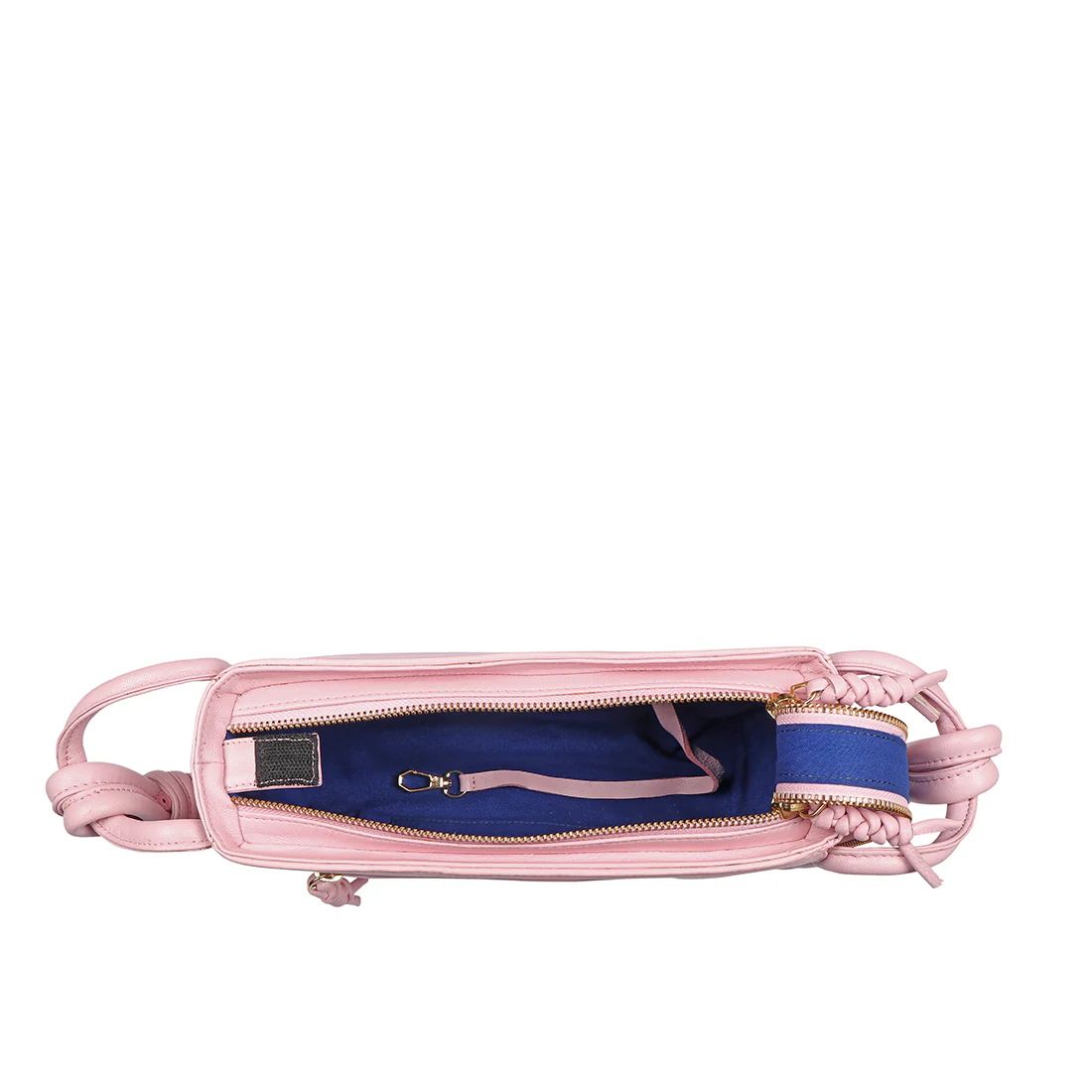 Lola 03 Pink Leather Shoulder Bag - Image 4