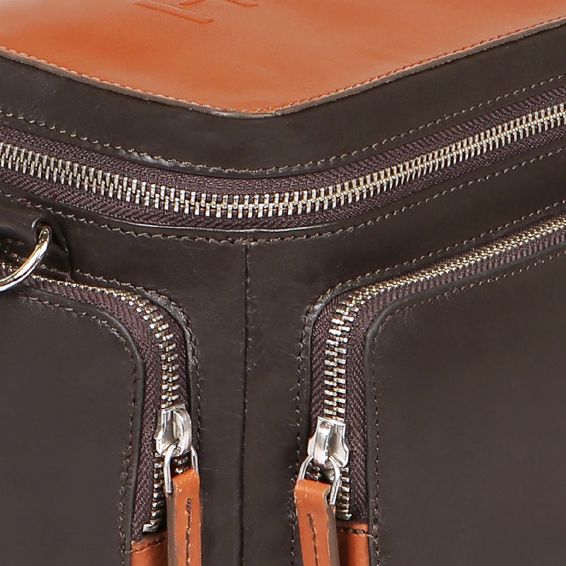 Lords 01 Brown Leather Box Bag - Image 5