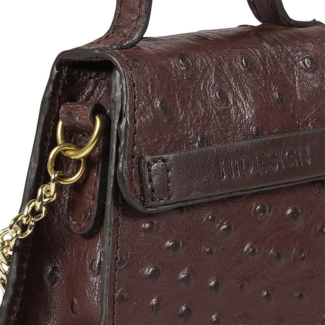 Loretta Brown Leather Sling Bag - Image 5