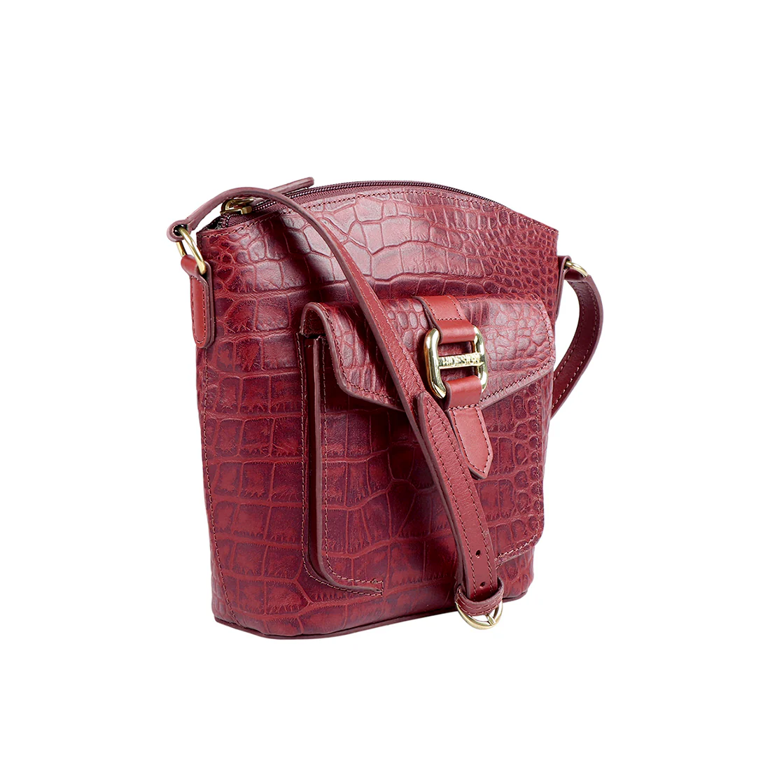Lotus 01 Sb Marsala Leather Sling Bag - Image 3