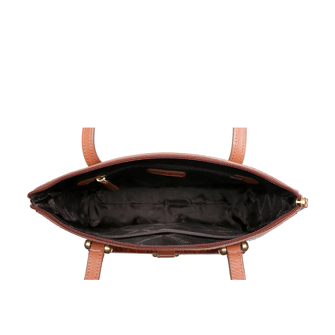 Lotus 02 Sb Tan Leather Tote Bag - Image 4