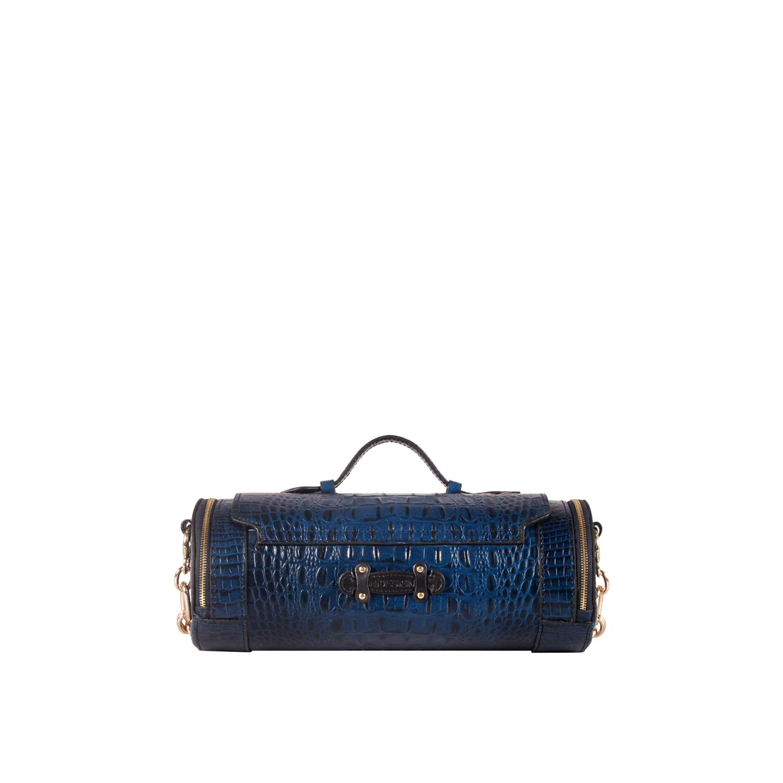 Louvre 01 Blue Leather Sling Bag - Image 5