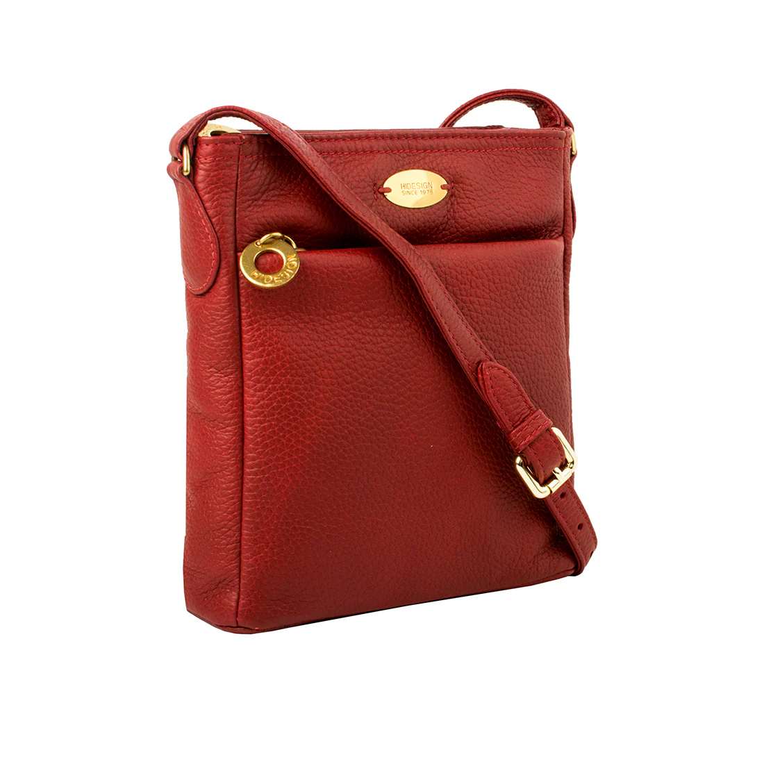 Lucia 03 Red Leather Sling Bag - Image 2