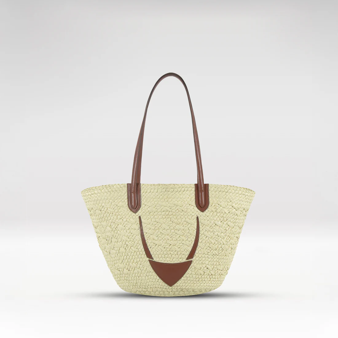 Luma Tan Natural raffia Shoulder Bag