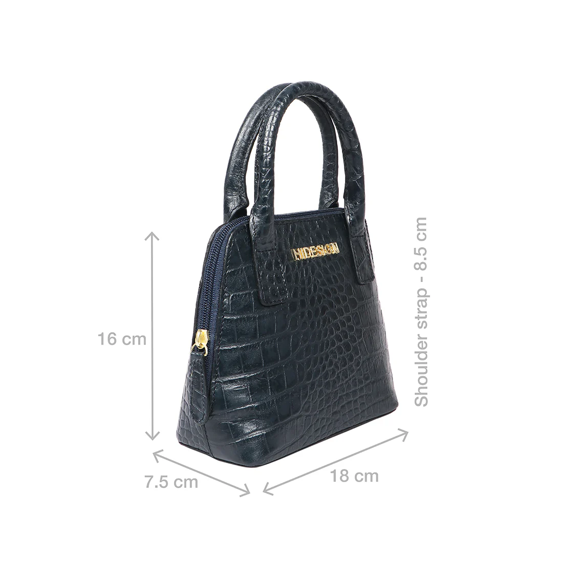 Madre 01 Blue Leather Mini Bag - Image 3