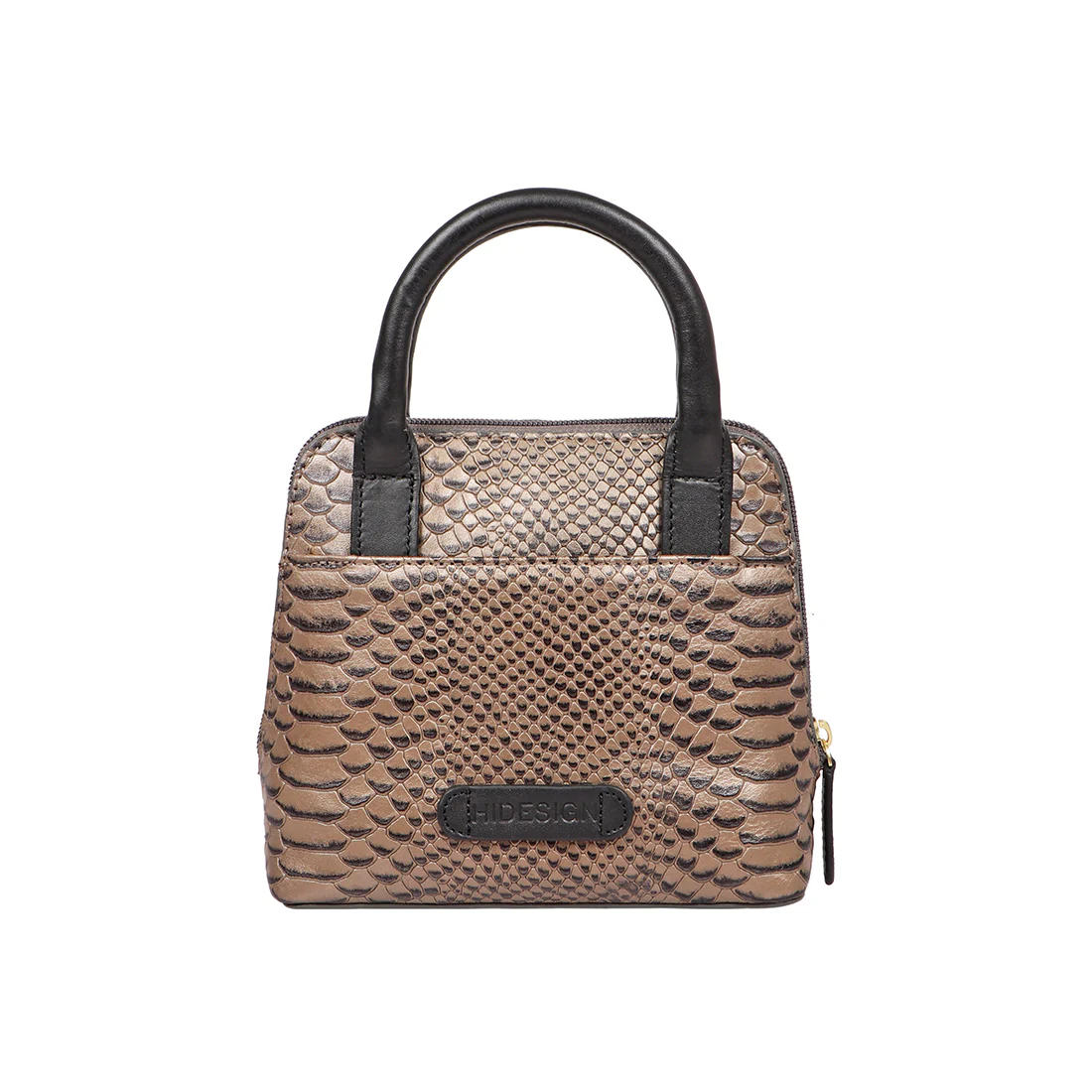 Fb Madre Grey Leather Mini Bag - Image 4
