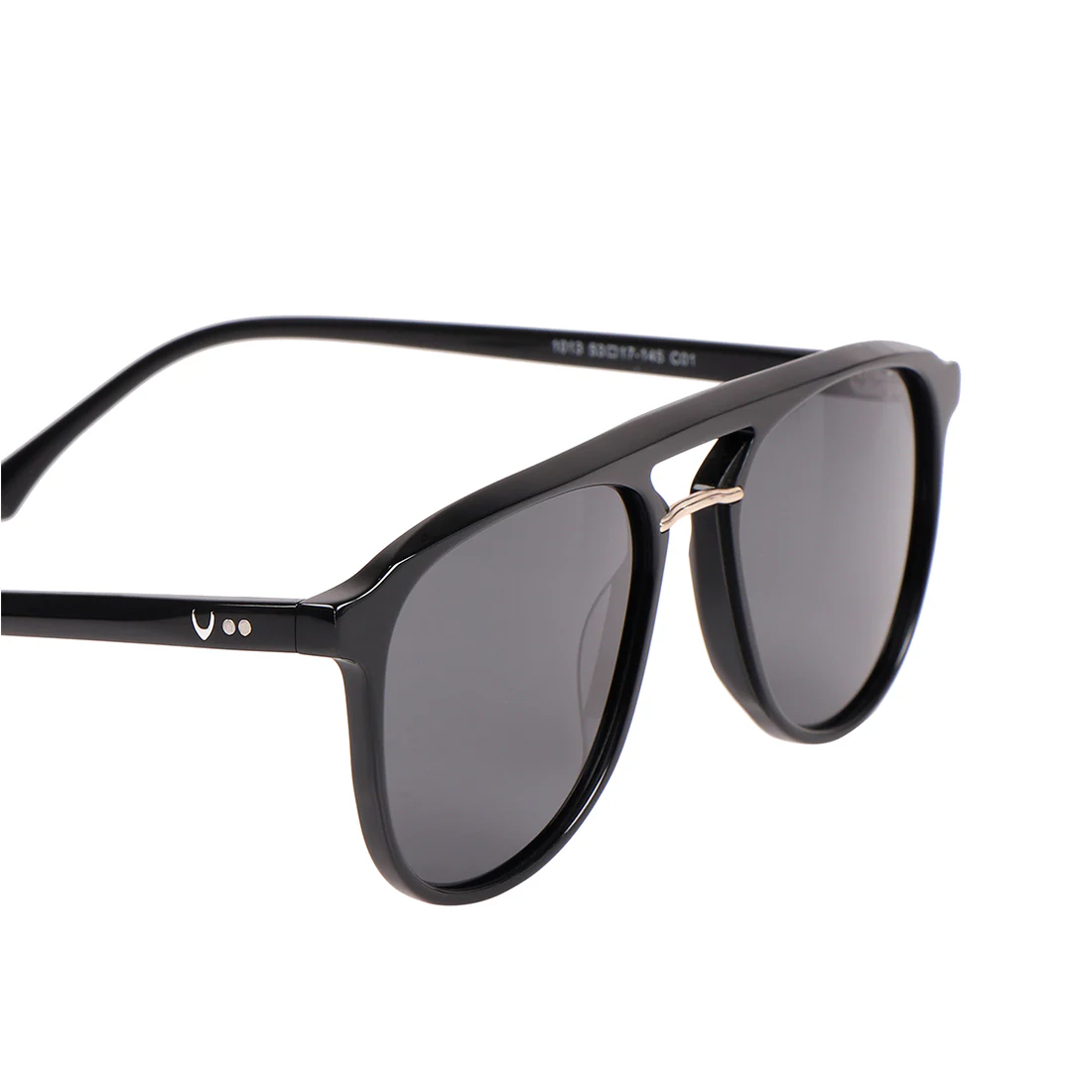 Malibu Men's Black Wayfarer Sunglasses - Image 6