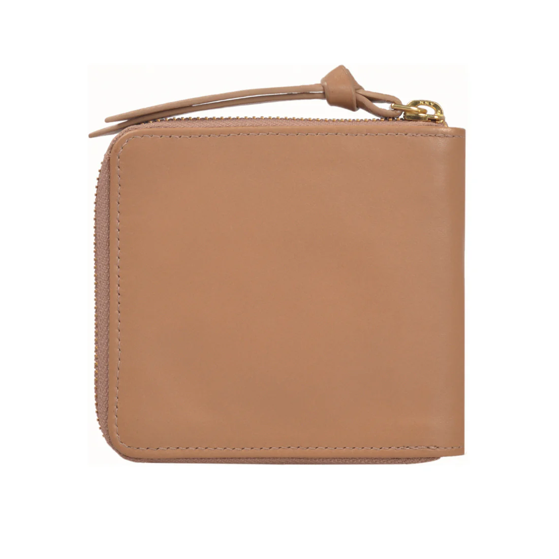 Manue Nude Leather Zip Around Wallet - Image 4