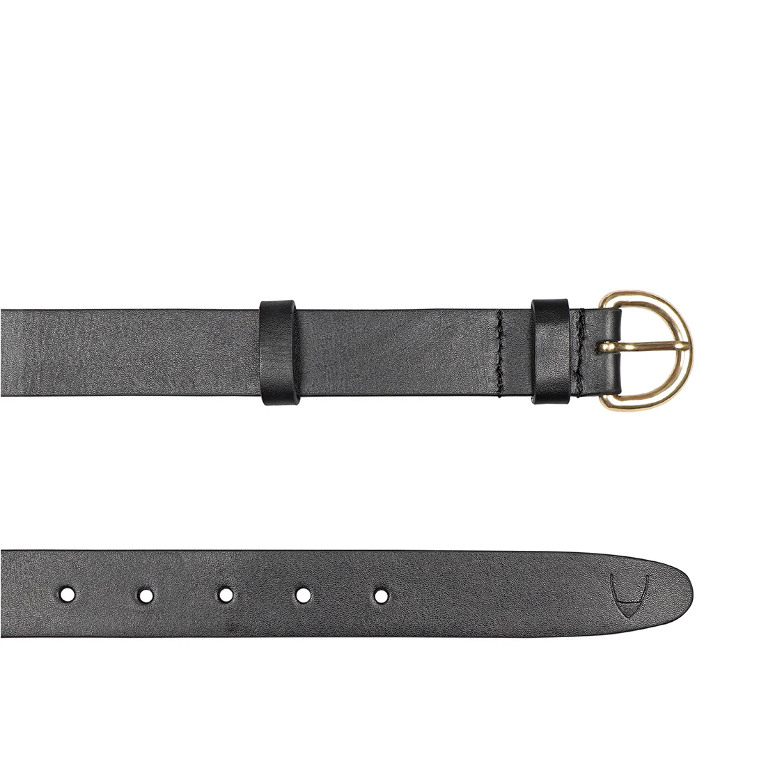 Mariko Women's Black Non Reversible Leather Belt - Image 3