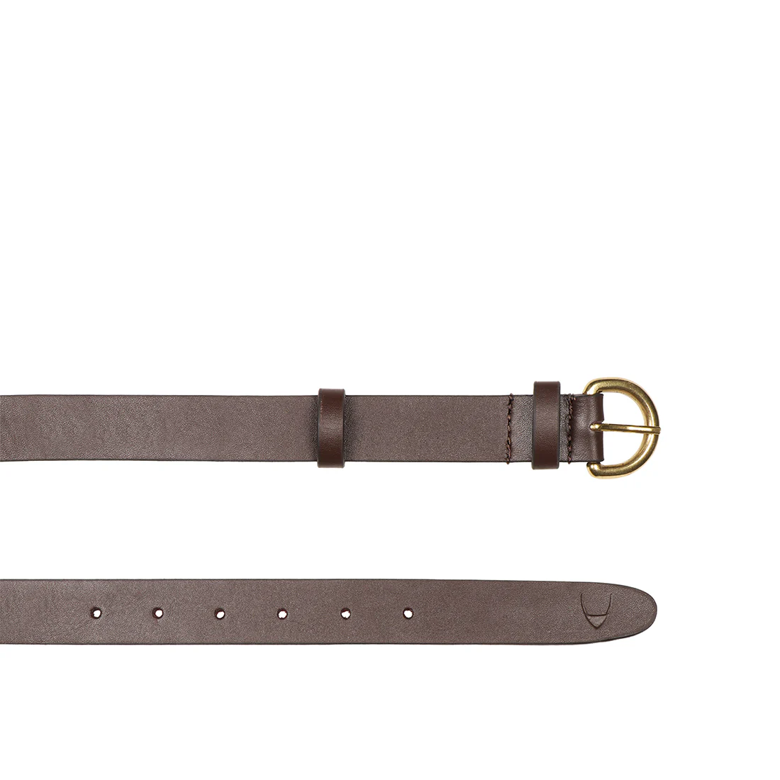 Mariko Women's Brown Non Reversible Leather Belt - Image 3