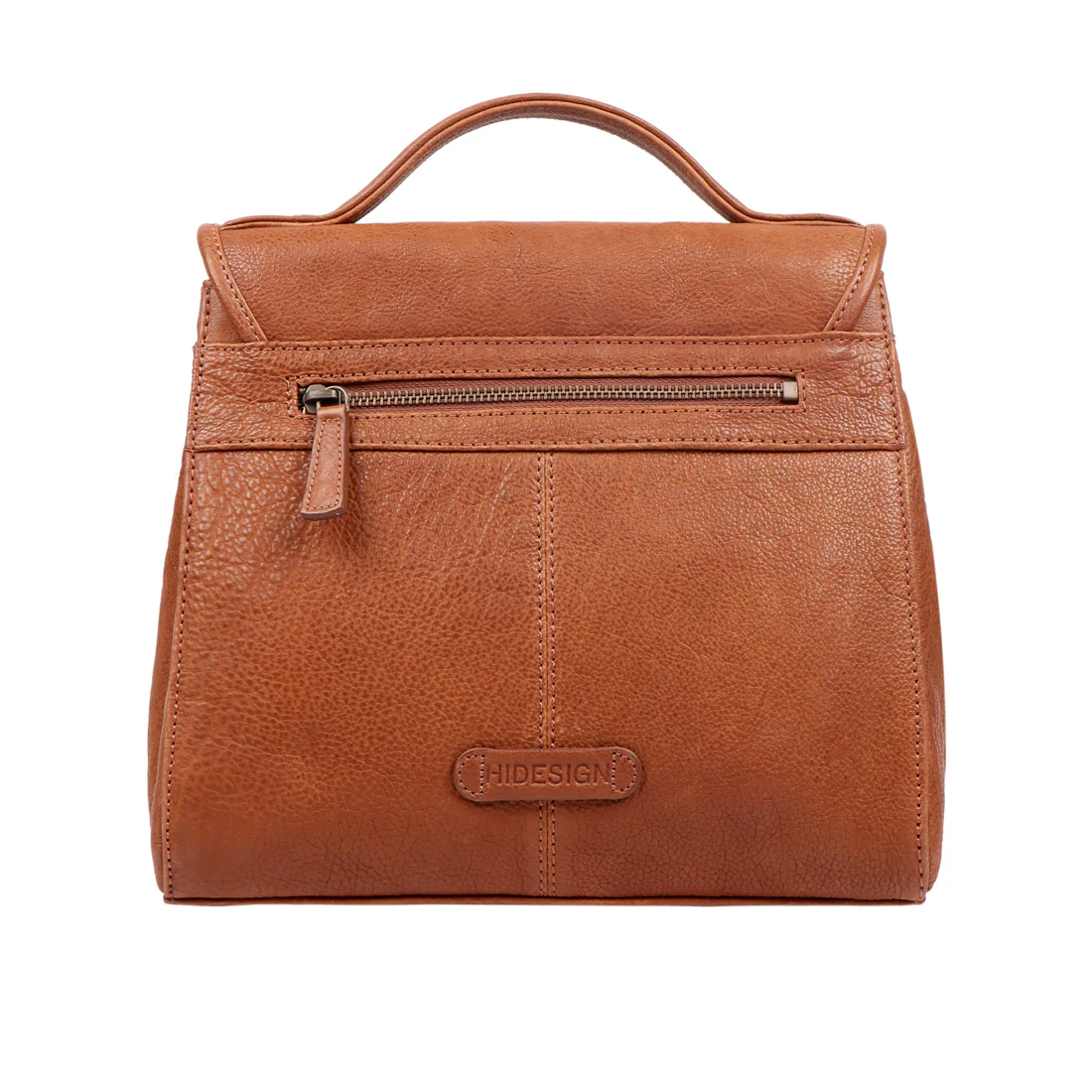 Marina Tan Leather Satchel - Image 3