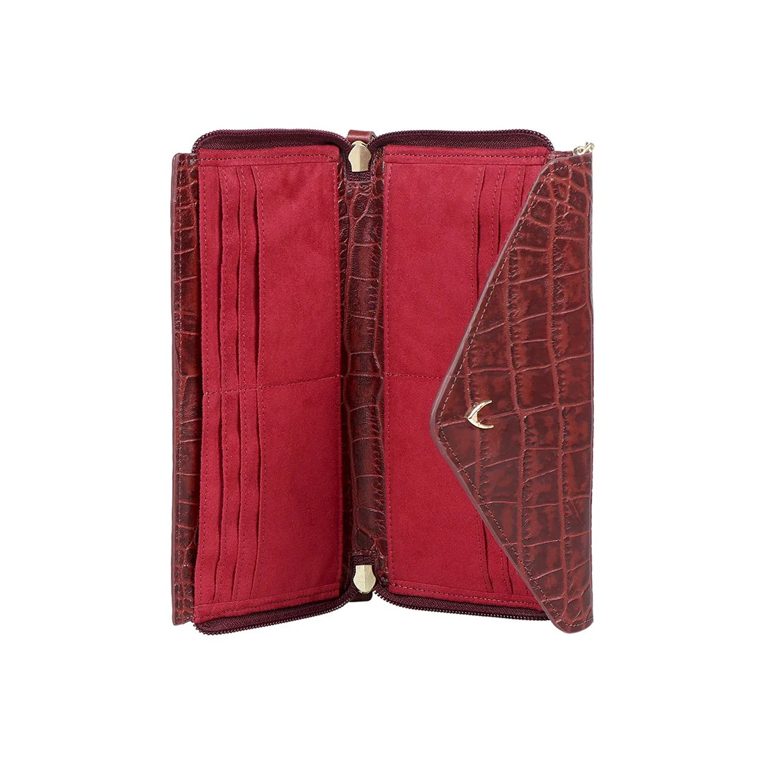 Markle Red Leather Sling Bag - Image 5