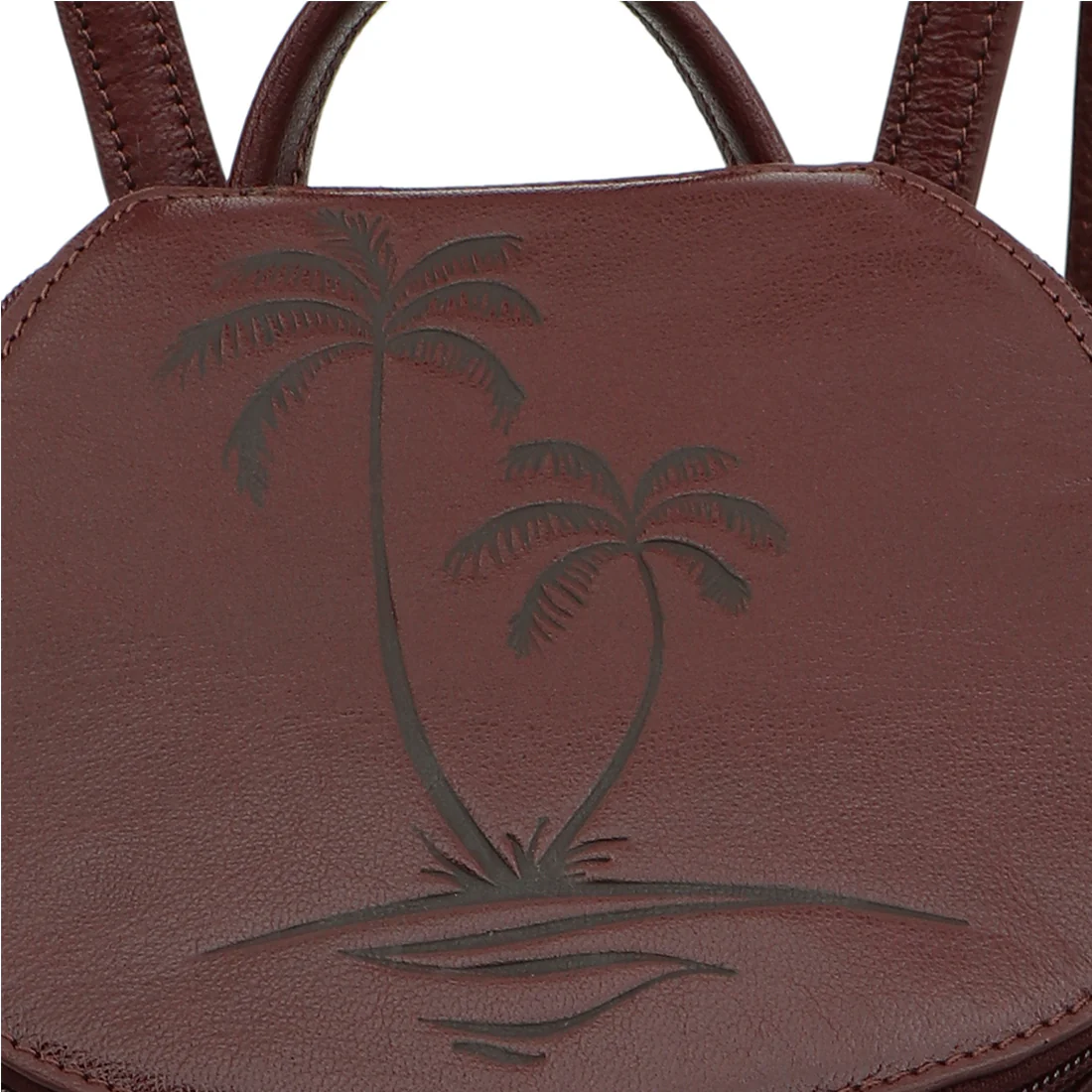 Marrakech - 02 Marsala Leather Backpack - Image 5