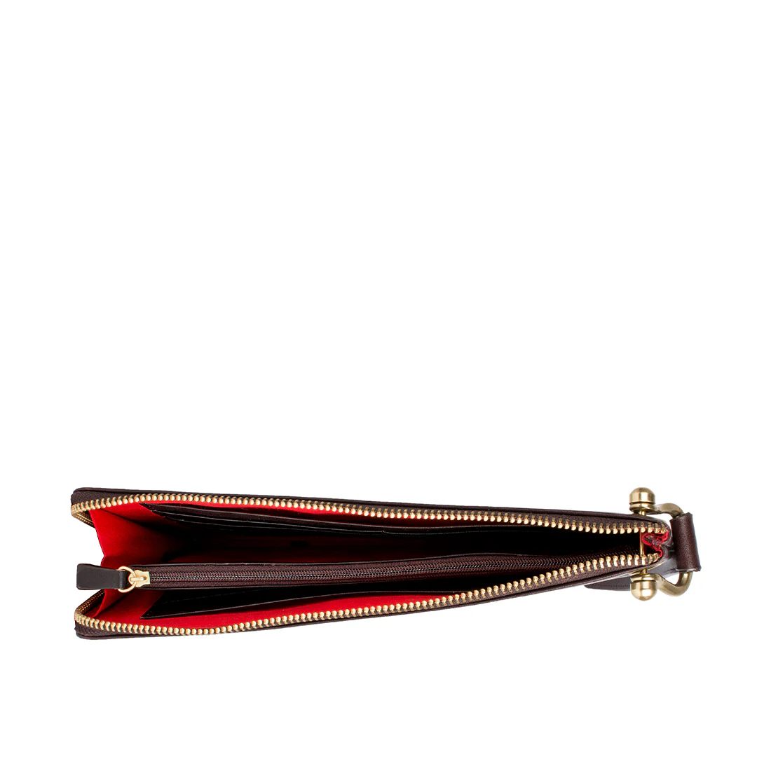 Martella W2 Brown Leather Zip Around Wallet - Image 5